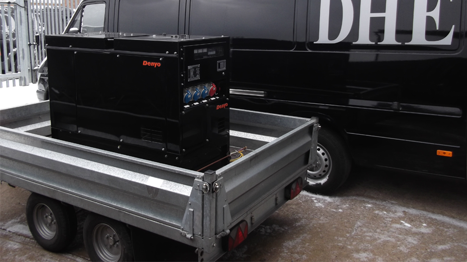 Warwickshire Stage Hire 12.5KVA Generator