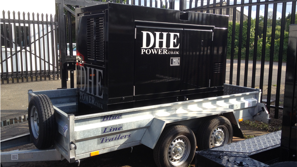 Warwickshire Stage Hire 60KVA Generator